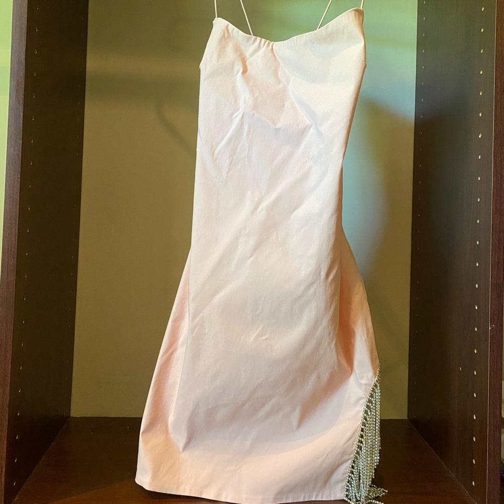 Borrowed Hearts Mini Dress Light Pink